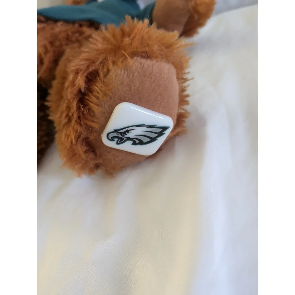 NFL Philadelphia Eagles Brown Plush Teddy Bear with Hoodie